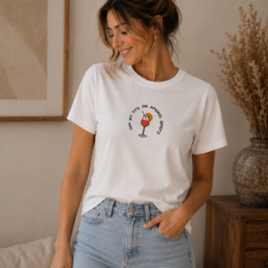 Aperol Spritz Mood – vezena majica